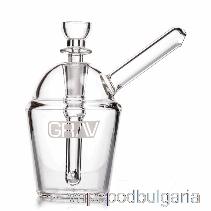 Vape 10000 Дръпки Grav Slush Cup Pocket Bubbler Clear